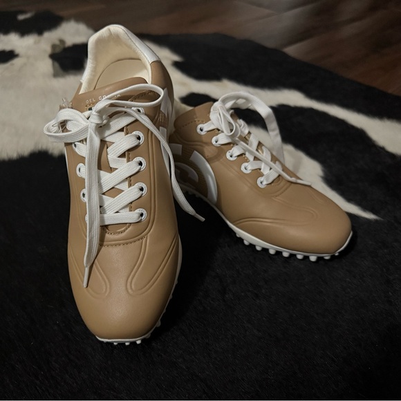 DUCA DEL COSMA Queenscup Women's Spikeless Golf Shoes, Sz 7 NEW, Light Brown - Picture 6 of 11